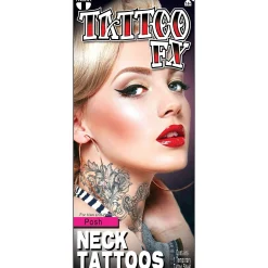 Posh Neck Tattoo 1 Sheet - Tinsley Transfers