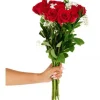 Premium Red Rose Flower Bouquet (12 ct)