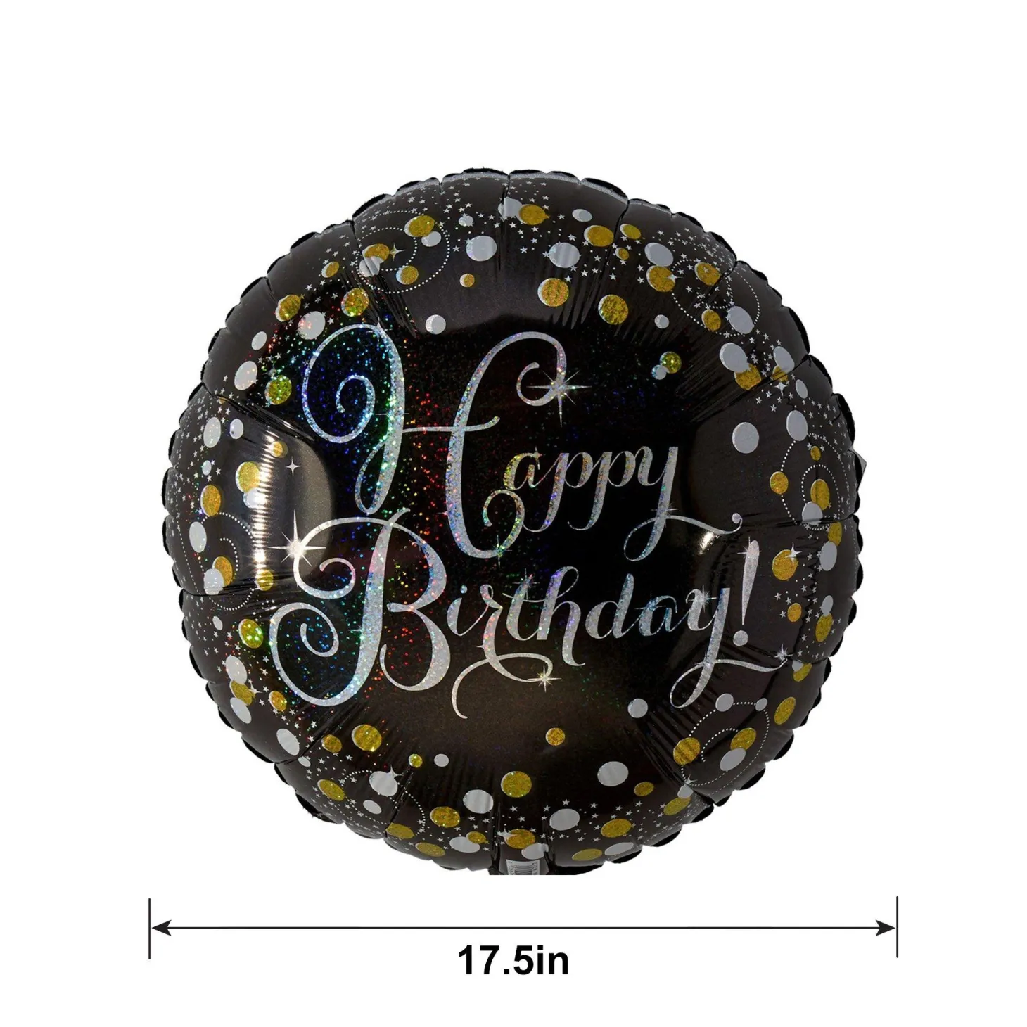 Prismatic Birthday Balloon - Sparkling Celebration