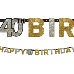 Prismatic Birthday Banner - Sparkling Celebration, Ages