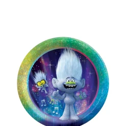 Prismatic Trolls World Tour Dessert Plates 8ct