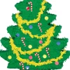 Pull String Christmas Tree Pinata