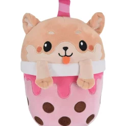 Puppy Bubble Tea Plush, 6in x 9.4in
