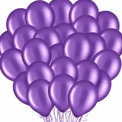 Purple Latex Balloons, 11in, 100ct