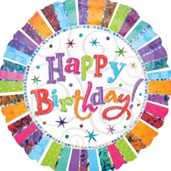 Radiant Happy Birthday Balloon, 32in
