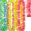 Rainbow Flower Leis 6ct