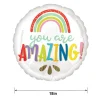Rainbow You Are Amazing Foil Balloon, 18in