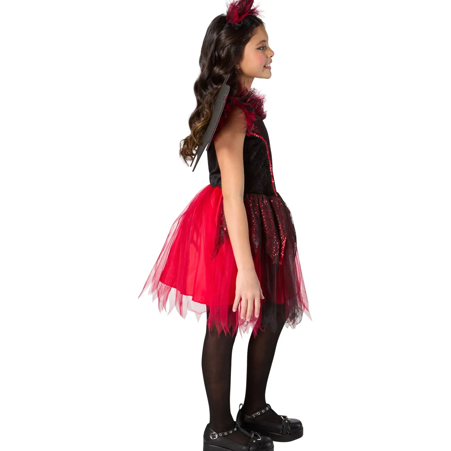 Red Devil Costume Dress for Girls