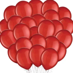 Red Latex Balloons, Assorted Options