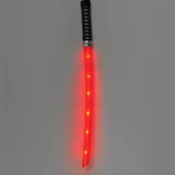Red Light-Up Ninja Sword