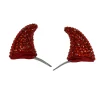 Red Rhinestone Clip-On Devil Horns