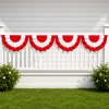 Red & White Bunting Garland