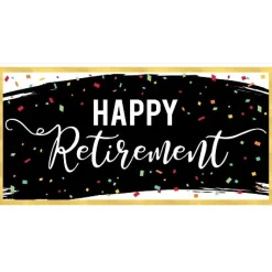 Retirement Banner, 65in