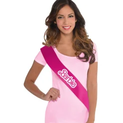 Reversible Malibu Barbie & Ken Fabric Sash, 60in
