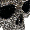 Rhinestone Skull Decoration, 7in x 5in