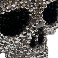 Rhinestone Skull Decoration, 7in x 5in