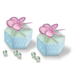 Ribbon and Rose Favor Kit for 8 Guests