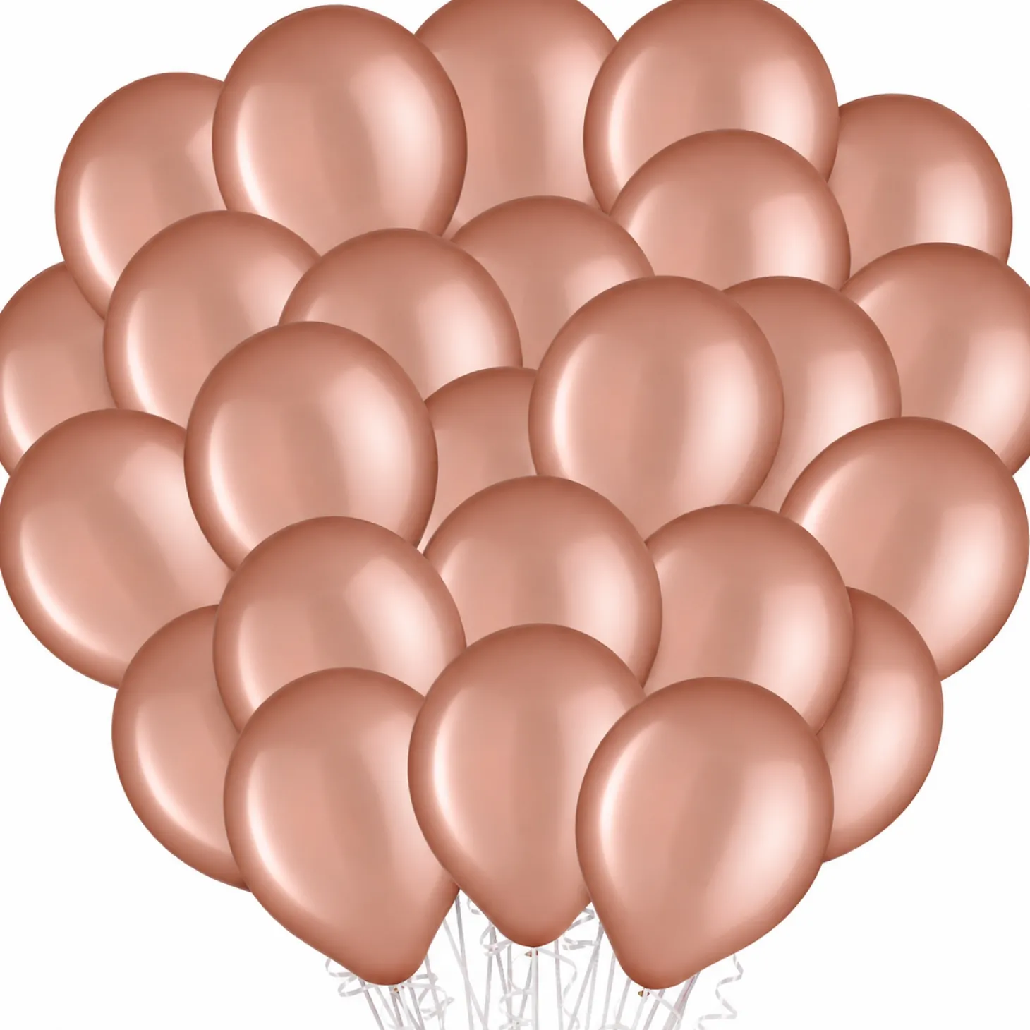 Rose Latex Balloons, 11in, 100ct
