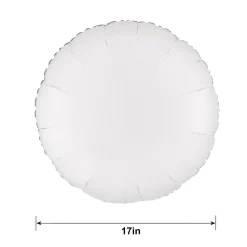 Round Balloon, 17in, Assorted Colors