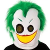 Rubie's Women's DC Super Villains Adult Harley Quinn Oversized Fabric Mask, As Shown, One Size