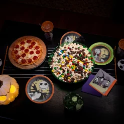 Sally & Spiral Hill Paper Dessert Plates, 6.75in, 18ct - The Nightmare Before Christmas