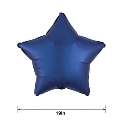 Satin Star Balloon, 19in, Assorted Colors