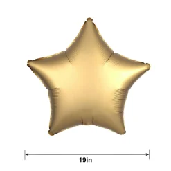 Satin Star Balloon, 19in, Assorted Colors