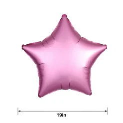 Satin Star Balloon, 19in, Assorted Colors