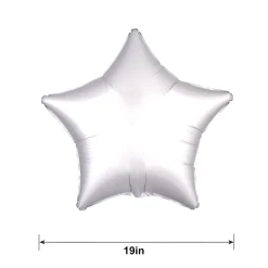 Satin Star Balloon, 19in, Assorted Colors