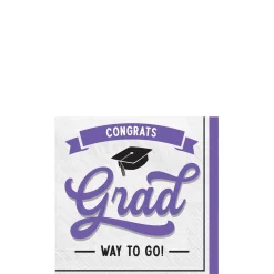 School Spirit Paper Beverage Napkins, 16ct, Assorted Options, Assorted Colors