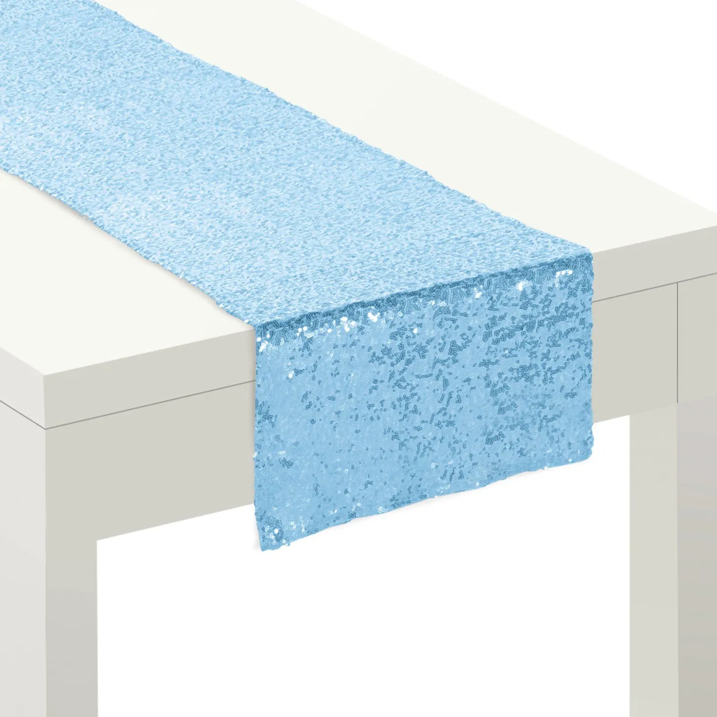 Sequin Table Runner, 13in x 72in - Oh Baby!, Assorted Colors
