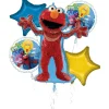 Sesame Street Foil Balloon Bouquet, 5pc