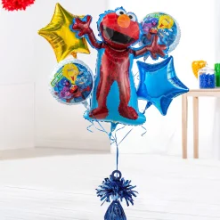 Sesame Street Foil Balloon Bouquet, 5pc