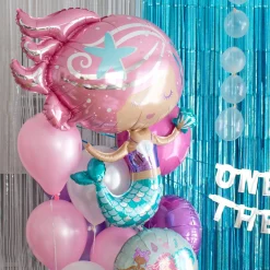 Shimmering Mermaid Foil Balloon, 30in
