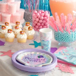 Shimmering Mermaids Paper Cups, 9oz, 8ct