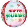 Shimmering Snowman Orbz® Foil Balloon, 15in