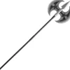 Silver Double-Bladed Axe