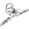 Silver Spider Hair Claw Clip