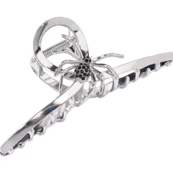 Silver Spider Hair Claw Clip