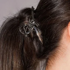 Silver Spider Hair Claw Clip