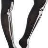 Skeleton Bones Over-the-Knee Socks