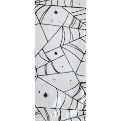 Small Spiderweb Halloween Cellophane Treat Bags with Twist Ties, 4in x 9.5in, 20ct