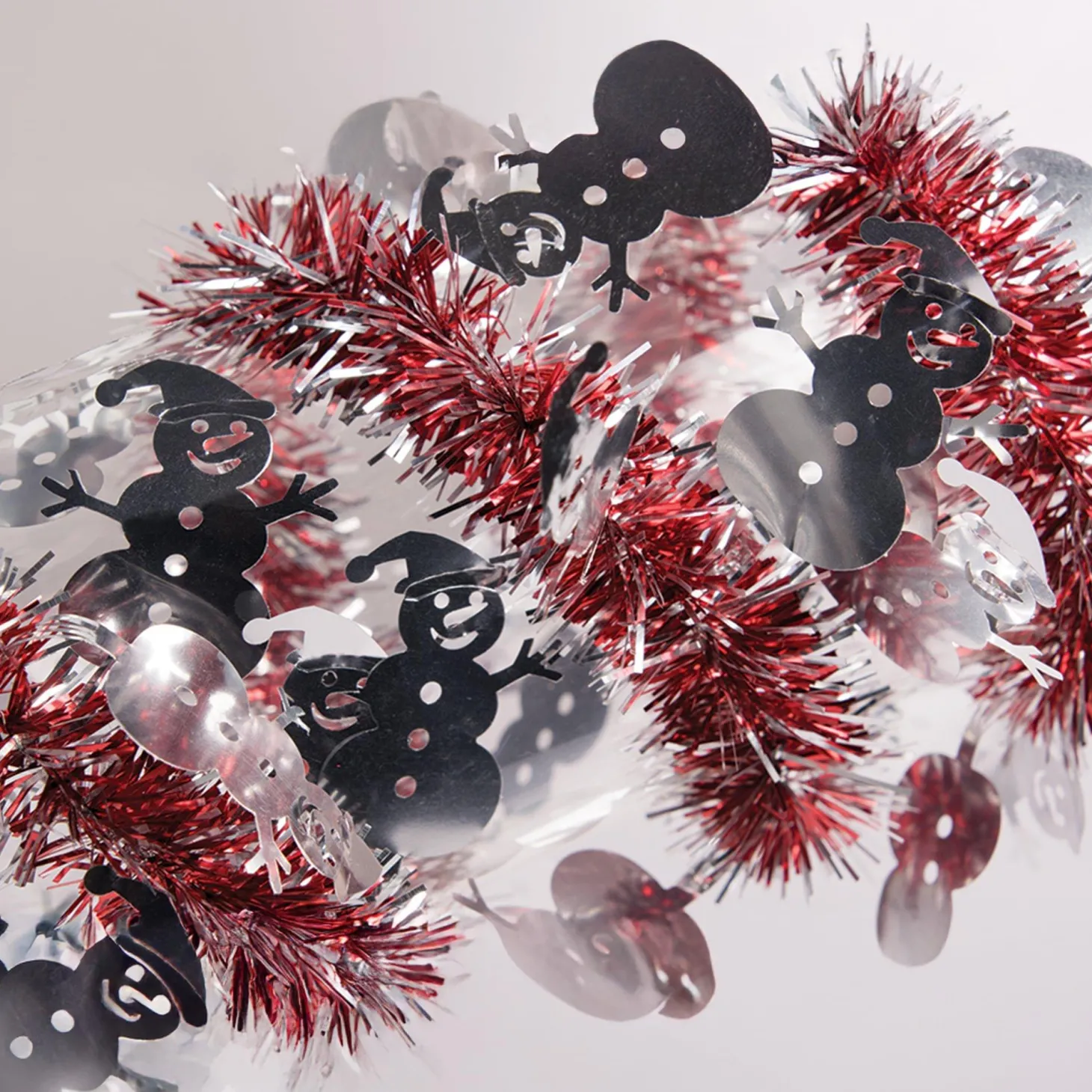 Snowman Tinsel Garland