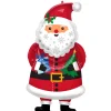 Snowy Santa Foil Balloon, 34in