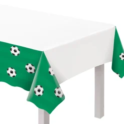 Soccer Plastic Table Cover, 54in x 102in