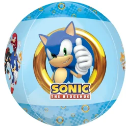 Sonic the Hedgehog 2 Plastic Balloon, 15in x 16in - Orbz