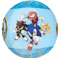 Sonic the Hedgehog 2 Plastic Balloon, 15in x 16in - Orbz