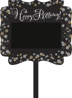 Sparkling Celebration Happy Birthday Blank Yard Sign