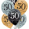 Sparkling Celebration 50 Latex Balloons, 15ct
