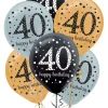 Sparkling Celebration 40 Latex Balloons, 15ct